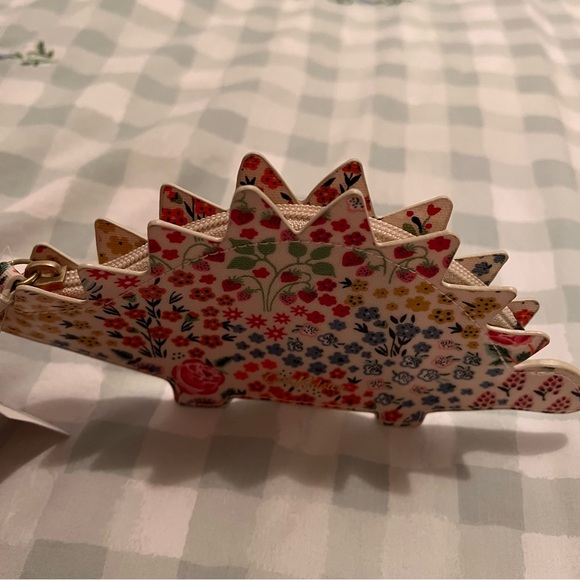 NEW Floral Dinosaur Coin Purse - Picture 6 of 8